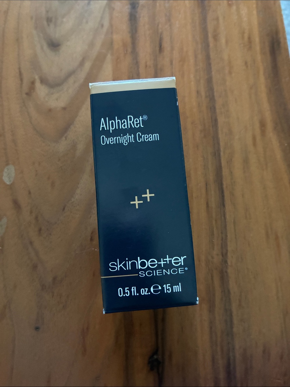 skinbetter science AlphaRet Overnight Cream — Black & Gold